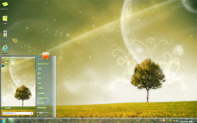 梦幻草原 一款让你的Win7电脑焕发生机的精美主题